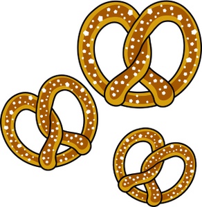 acclaim clipart: a group of salted pretzels