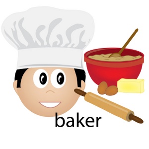 acclaim clipart: baker job icon