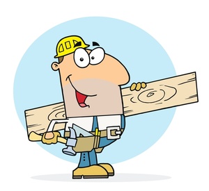 carpenter doing construction work