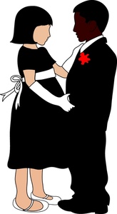 acclaim clipart: children a boy and girl dancing at a formal dance