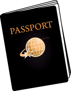 acclaim clipart: clip art illustration of a passport