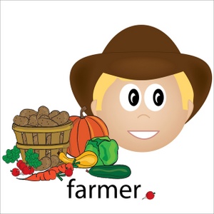 acclaim clipart: farmer job icon