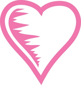acclaim clipart: pink heart graphic