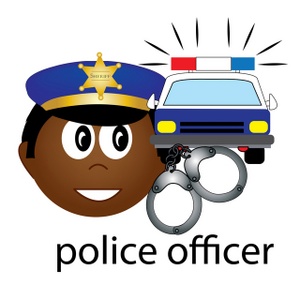 acclaim clipart: policeman occupation icon
