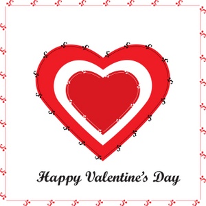 acclaim clipart: red and white valentine hearts