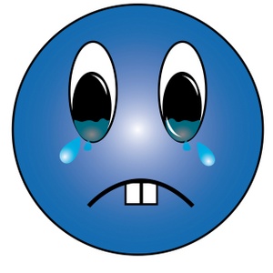 acclaim clipart: smiley face with tears