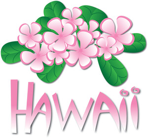 Hawaii Clipart Image: Tropical Hawaii Design Element