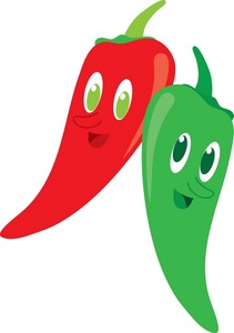 acclaim clipart: two smiling jalapeo peppers  cartoon characters