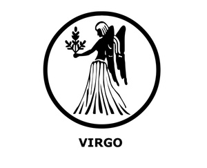 virgi the virgin sign of the zodiac symbol